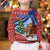 Russia Christmas Kid Ugly Christmas Sweater with Santa Bear Gift Box Christmas Tree and Red Snowflake - Wonder Print Shop