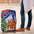 Russia Christmas Luggage Cover with Santa Bear Gift Box Christmas Tree and Red Snowflake - Wonder Print Shop