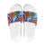 Russia Christmas Slide Sandals with Santa Bear Gift Box Christmas Tree and Red Snowflake - Wonder Print Shop
