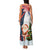 Russia Christmas Family Matching Tank Maxi Dress and Hawaiian Shirt with Dancing Santa Christmas Tree Lights and Red Snowflake - Wonder Print Shop