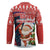 Russia Christmas Hockey Jersey with Dancing Santa Christmas Tree Lights and Red Snowflake - Wonder Print Shop