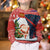 Russia Christmas Kid Ugly Christmas Sweater with Dancing Santa Christmas Tree Lights and Red Snowflake - Wonder Print Shop