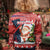 Russia Christmas Kid Ugly Christmas Sweater with Dancing Santa Christmas Tree Lights and Red Snowflake - Wonder Print Shop
