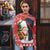 Russia Christmas Ugly Christmas Sweater with Dancing Santa Christmas Tree Lights and Red Snowflake - Wonder Print Shop