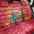 Venezuela Christmas Back Car Seat Cover with Santa Sloth Christmas Tree Stars and Red Festive - Wonder Print Shop