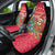 Venezuela Christmas Car Seat Cover with Santa Sloth Christmas Tree Stars and Red Festive - Wonder Print Shop