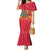 Venezuela Christmas Family Matching Mermaid Dress and Hawaiian Shirt with Santa Sloth Christmas Tree Stars and Red Festive - Wonder Print Shop