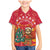 Venezuela Christmas Family Matching Mermaid Dress and Hawaiian Shirt with Santa Sloth Christmas Tree Stars and Red Festive - Wonder Print Shop