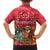 Venezuela Christmas Family Matching Off The Shoulder Long Sleeve Dress and Hawaiian Shirt with Santa Sloth Christmas Tree Stars and Red Festive - Wonder Print Shop