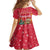 Venezuela Christmas Family Matching Off The Shoulder Long Sleeve Dress and Hawaiian Shirt with Santa Sloth Christmas Tree Stars and Red Festive - Wonder Print Shop