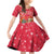 Venezuela Christmas Family Matching Off Shoulder Short Dress and Hawaiian Shirt with Santa Sloth Christmas Tree Stars and Red Festive - Wonder Print Shop