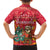 Venezuela Christmas Family Matching Tank Maxi Dress and Hawaiian Shirt with Santa Sloth Christmas Tree Stars and Red Festive - Wonder Print Shop