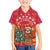 Venezuela Christmas Kid Hawaiian Shirt with Santa Sloth Christmas Tree Stars and Red Festive - Wonder Print Shop
