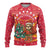 Venezuela Christmas Ugly Christmas Sweater with Santa Sloth Christmas Tree Stars and Red Festive - Wonder Print Shop