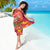 Venezuela Christmas Sarong with Santa Sloth Christmas Tree Stars and Red Festive - Wonder Print Shop
