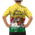 Venezuela Christmas Family Matching Mermaid Dress and Hawaiian Shirt with Santa on Horse Traditional Outfit Snowflakes and Yellow Plaid - Wonder Print Shop