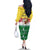 Venezuela Christmas Family Matching Off The Shoulder Long Sleeve Dress and Hawaiian Shirt with Santa on Horse Traditional Outfit Snowflakes and Yellow Plaid - Wonder Print Shop