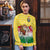 Venezuela Christmas Ugly Christmas Sweater with Santa on Horse Traditional Outfit Snowflakes and Yellow Plaid - Wonder Print Shop