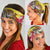 Venezuela Christmas Neck Gaiter with Santa on Horse Traditional Outfit Snowflakes and Yellow Plaid - Wonder Print Shop