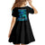 Tread Carefully Skull Family Matching Summer Maxi Dress and Hawaiian Shirt - Wonder Print Shop