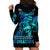 Tread Carefully Skull Hoodie Dress - Wonder Print Shop