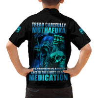 Tread Carefully Skull Kid Hawaiian Shirt - Wonder Print Shop