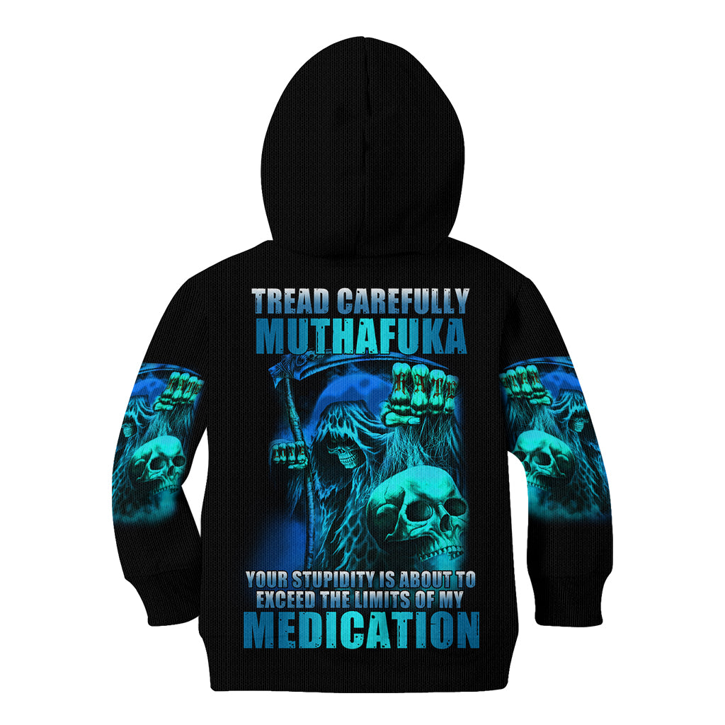 Tread Carefully Skull Kid Hoodie - Wonder Print Shop