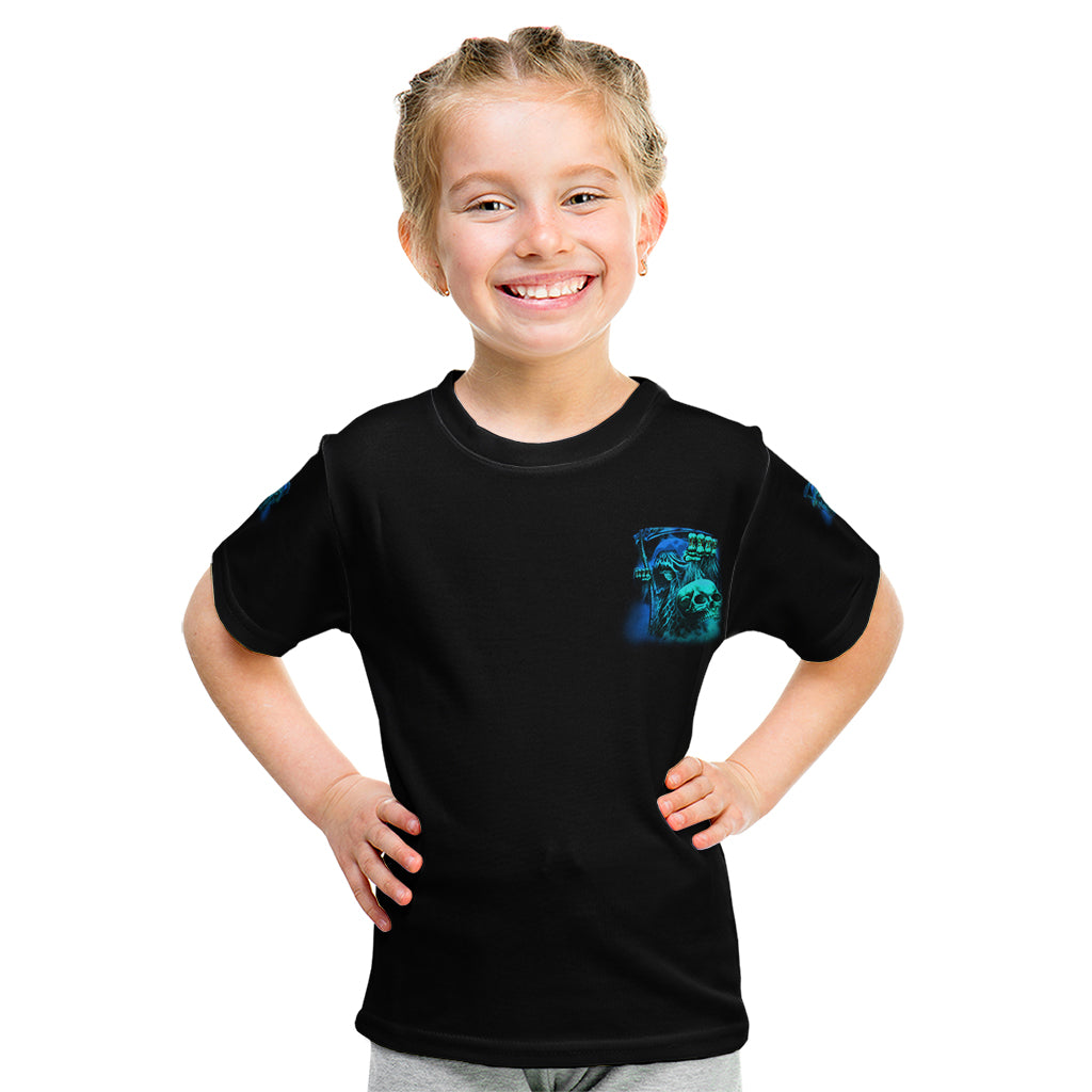 Tread Carefully Skull Kid T Shirt - Wonder Print Shop