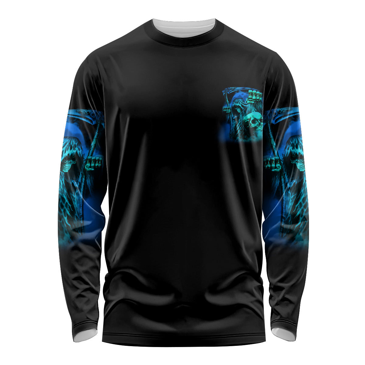 Tread Carefully Skull Long Sleeve Shirt - Wonder Print Shop