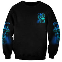 Tread Carefully Skull Sweatshirt - Wonder Print Shop