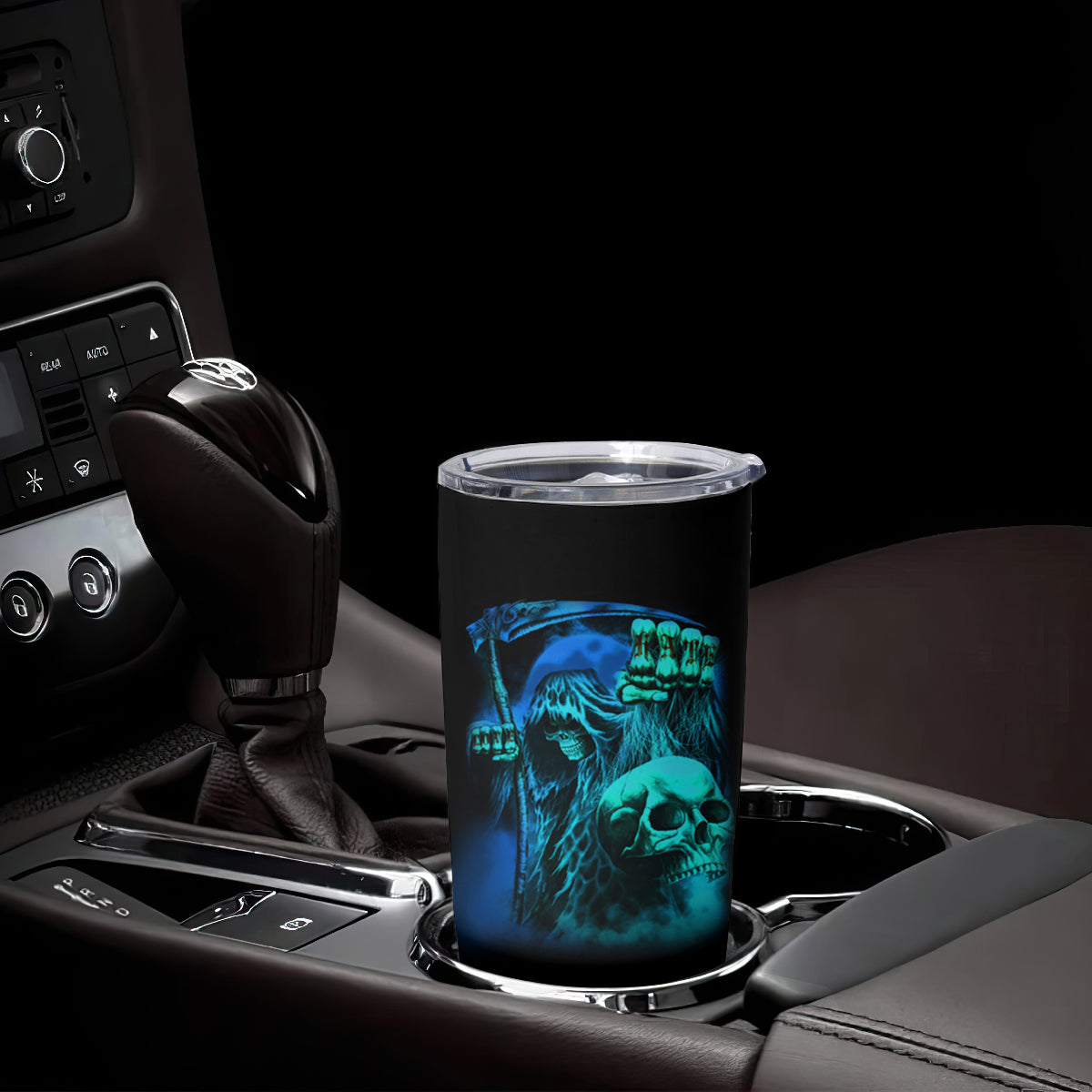 Tread Carefully Skull Tumbler Cup - Wonder Print Shop