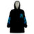 Tread Carefully Skull Wearable Blanket Hoodie - Wonder Print Shop