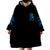 Tread Carefully Skull Wearable Blanket Hoodie - Wonder Print Shop