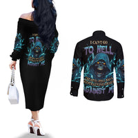 i-cant-go-to-hell-mad-reaper-skull-couples-matching-off-the-shoulder-long-sleeve-dress-and-long-sleeve-button-shirt