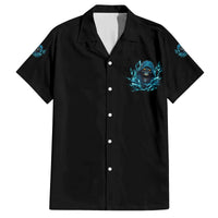 I Can't Go To Hell Mad Reaper Skull Family Matching Tank Maxi Dress and Hawaiian Shirt - Wonder Print Shop