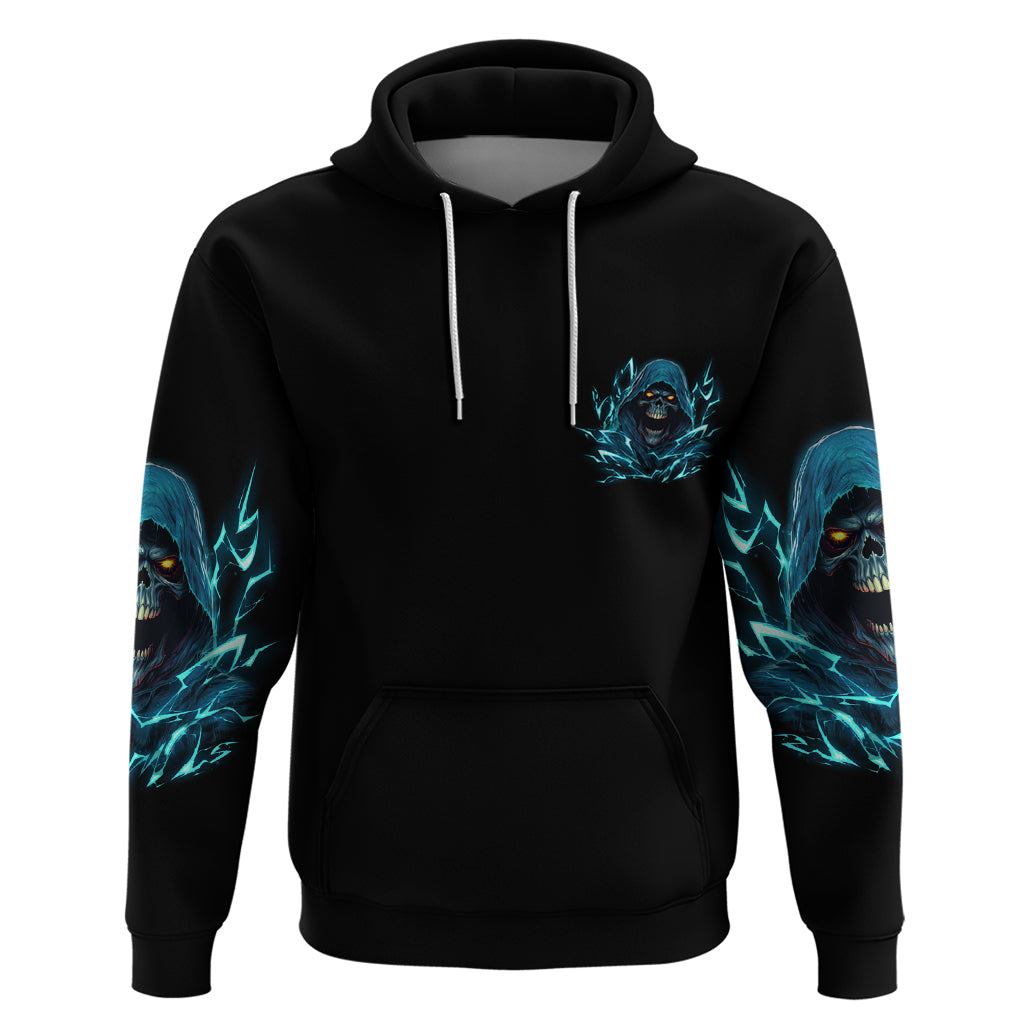 I Can't Go To Hell Mad Reaper Skull Hoodie - Wonder Print Shop