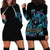 I Can't Go To Hell Mad Reaper Skull Hoodie Dress - Wonder Print Shop
