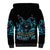 I Can't Go To Hell Mad Reaper Skull Sherpa Hoodie - Wonder Print Shop