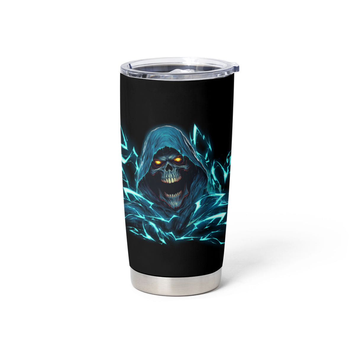 I Can't Go To Hell Mad Reaper Skull Tumbler Cup - Wonder Print Shop