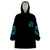 I Can't Go To Hell Mad Reaper Skull Wearable Blanket Hoodie - Wonder Print Shop