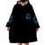 I Can't Go To Hell Mad Reaper Skull Wearable Blanket Hoodie - Wonder Print Shop