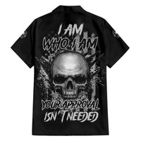I Am Who I Am Skull Family Matching Puletasi Dress and Hawaiian Shirt - Wonder Print Shop