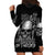 I Am Who I Am Skull Hoodie Dress - Wonder Print Shop
