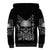 I Am Who I Am Skull Sherpa Hoodie - Wonder Print Shop