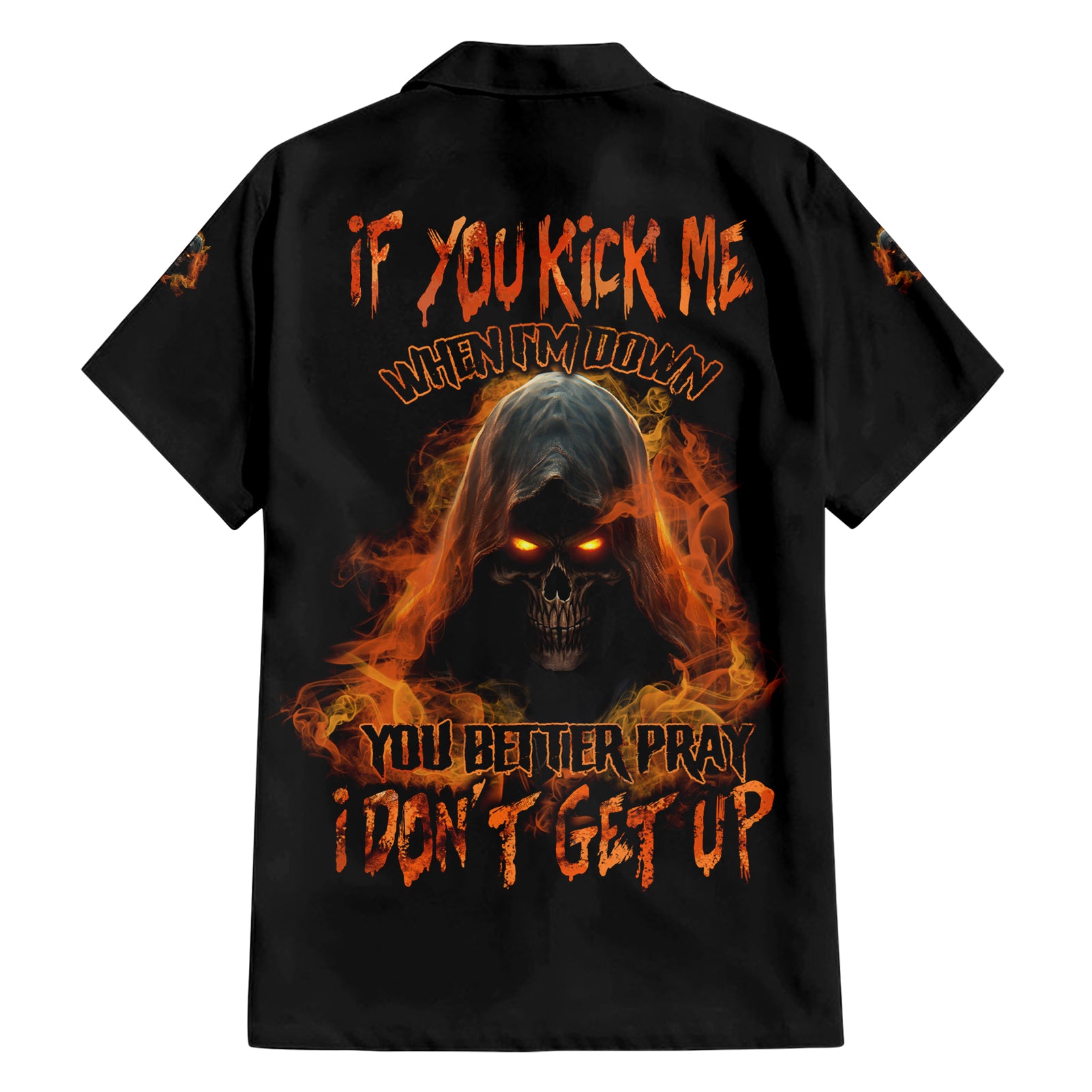 If You Kick Me When I'm Down Hawaiian Shirt - Wonder Print Shop