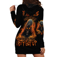 If You Kick Me When I'm Down Hoodie Dress - Wonder Print Shop