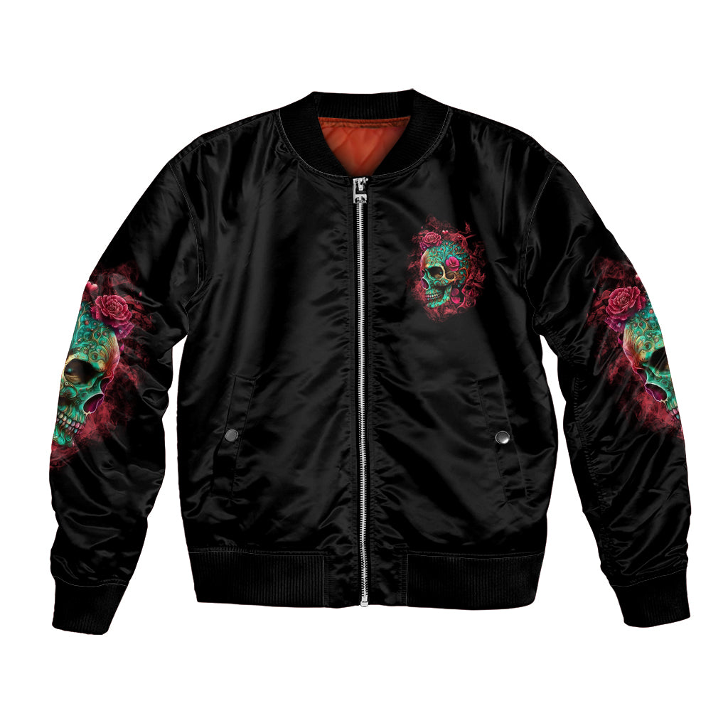 Give Me A F Is Broken But My Go F Yourself Bomber Jacket - Wonder Print Shop