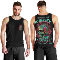Give Me A F Is Broken But My Go F Yourself Men Tank Top - Wonder Print Shop