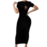 Give Me A F Is Broken But My Go F Yourself Short Sleeve Bodycon Dress - Wonder Print Shop