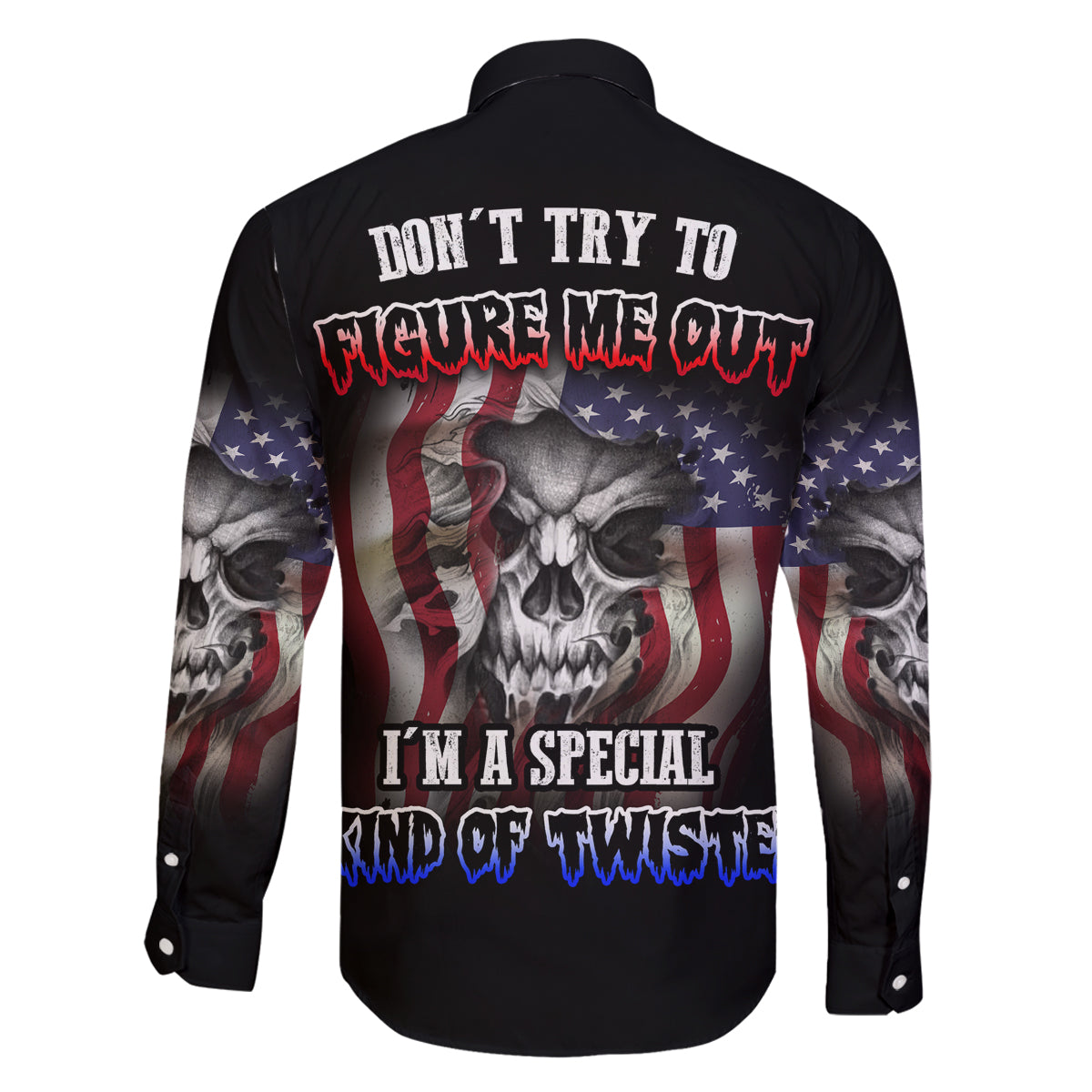 Don't Try To Figure Me Out Family Matching Long Sleeve Bodycon Dress and Hawaiian Shirt - Wonder Print Shop